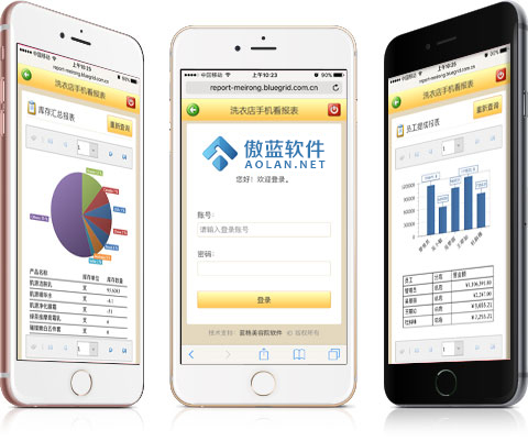 傲蓝洗衣店管理软件